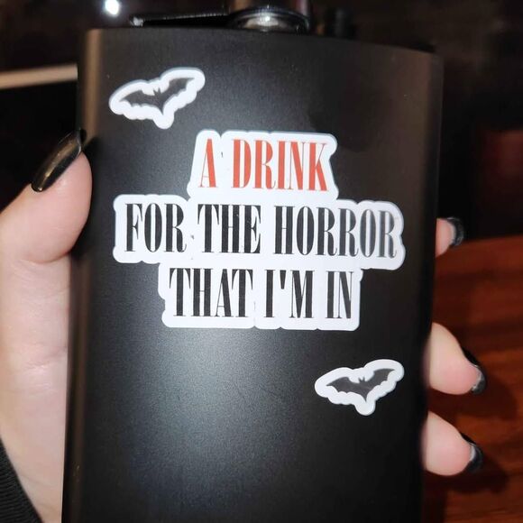 Handmade My Chemical Romance "Sleep" Flasks - Set of 2 - Picture 3 of 3